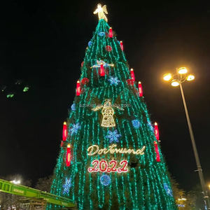 Di lusso all'aperto albero di natale luci LED modello commerciale con motivo a stella per la programmazione interna - Product Image 6