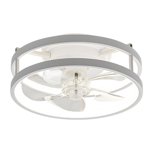 Modern <strong>Small</strong> Low Noise Bedroom Chandelier <strong>Ceiling</strong> <strong>Fan</strong> 6-Speed Remote Control Smart Round Led <strong>Ceiling</strong> <strong>Fan</strong> With Light - Product Image 1
