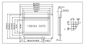 Blu-ray LCD12864 <span class=keywords><strong>LCD</strong></span>-Modul st7920 serielles Signal mit chinesischem Schrift zeichen <span class=keywords><strong>LCD</strong></span>-Satelliten finder Signal messer