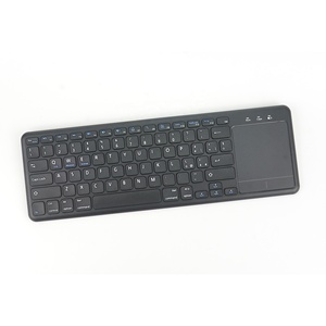 Portable <strong>Touchpad</strong> <strong>Keyboard</strong> Russian Azerty Spanish Layout <strong>Mini</strong> Blue Tooth Wireless <strong>Keyboard</strong> for Windows Android - Product Image 1