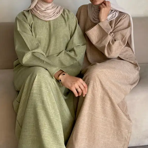 Bescheidene Kleidung Sonder anfertigungen Close Open Abaya Marok kanis cher Kaftan