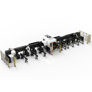 新型钢结构光纤激光切割机h型钢u型钢型材3D 3卡盘短尾激光Hiwin AI - Product Image 1