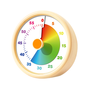 Zhong naier Small MOQ Küchen timer 0-60 Minuten Visual Timer Hochwertige benutzer definierte runde stille Kinder Countdown-Timer für das Studium - Product Image 4