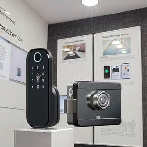 Wasserdichtes Außen schloss Tuya Wifi Smart Lock Automatische elektronische Schlösser mit Fingerabdruck-Code karte und Schlüssel - Product Image 1