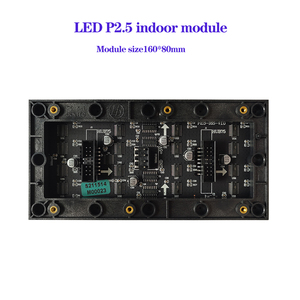 แผงหน้าจอแสดงผล LED แม่เหล็ก6.3*3.1นิ้วสีเต็มรูปแบบแผงแผงแผงวงจร LED สำหรับ P2.5ในร่ม
