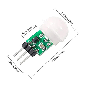 Mini IR Pyro elektrisches Infrarot PIR Bewegung Menschlicher Sensor Automatisches Detektor modul AM312 Sensor DC 2,7 bis 12V - Product Image 2