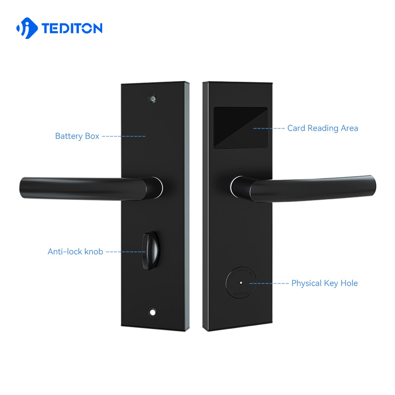 Factory Direct Sale Rfid Access Control  Hotel Lock System with Key Smart Safe Hotel Door Lock