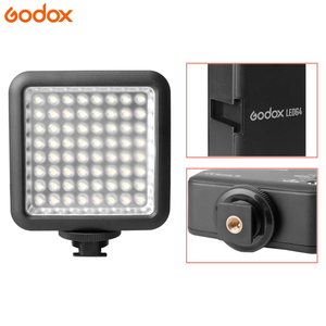 Tanrı ox LED64 5500 - 6500K kamera Led aydınlatma SLR Video işığı açık fotoğraf ışığı DSLR kamera kamera için mini DVR - Product Image 4