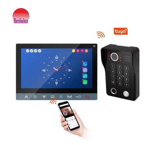 Videoportero con cable, sistema de teléfono, videoportero, kits de timbre, IR visión nocturna, cámara exterior, intercomunicador de puerta para mejorar el hogar - Product Image 1