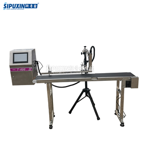 Fabrik preis Tinten strahl drucker Datum Chargen codierung druckmaschine mit Förderband - Product Image 1