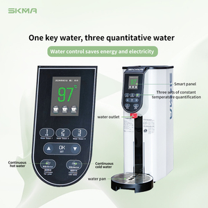 Dispensador de agua de calefacción automático comercial con panel de control 12L Dispensador de agua hirviendo instantáneo de tres niveles cuantitativos