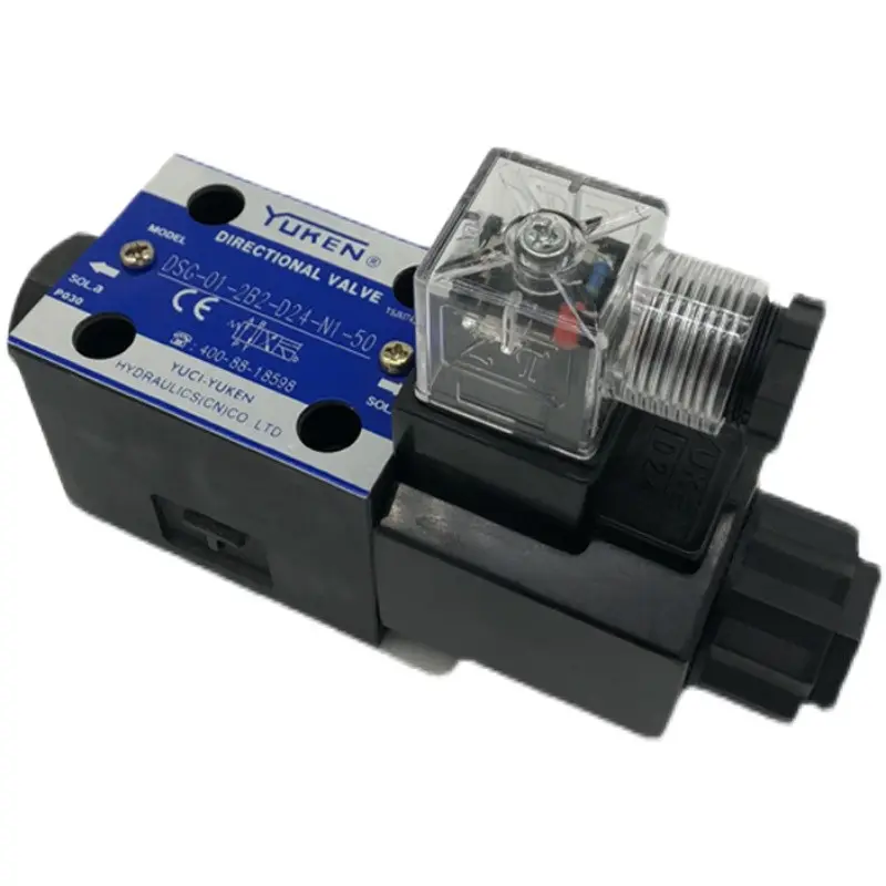 Valvola idraulica della valvola di controllo direzionale del solenoide di serie DSG-01 di YUKEN DSG-01-2B3B-D24-N1-50 DSG-01-2B2