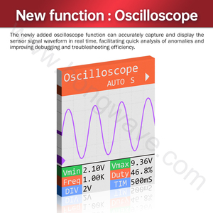 Hwaut qdb5a ô tô thiết bị truyền động ổ đĩa Detector Oscilloscope Multimeter stepmotor đánh lửa cuộn dây PWM ổ đĩa tín hiệu Tester - Product Image 2