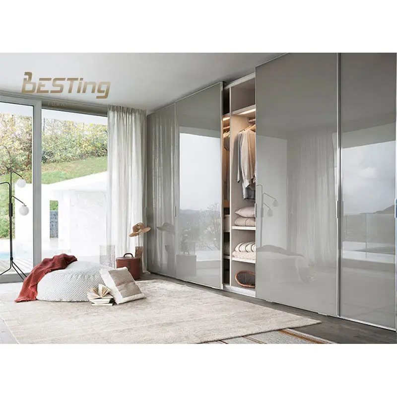 BESTing Whole house custom design modern easy to install double door luxury combination wardrobe