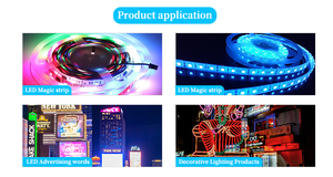 Adresli Led diyotlar Sk6812 IC dahili 5050 RGB 12V LED SMD çip için Epistar Led modülü dekoratif ışık şerit Led - Product Image 6
