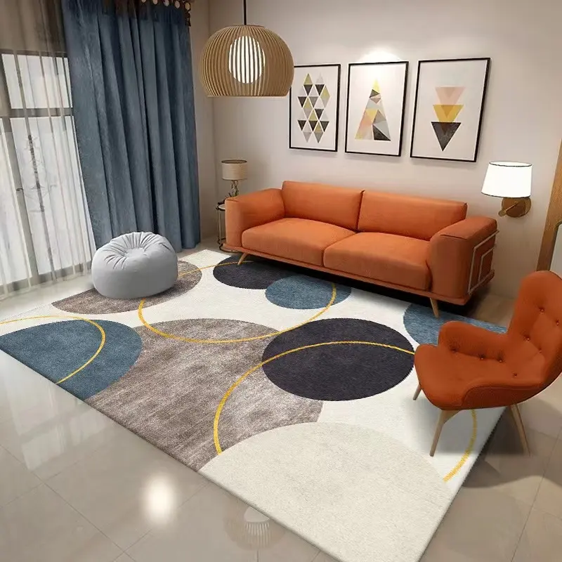 Großhandel Günstige New Design Samt Teppiche 3D-gedruckte Wohnzimmer Hotel Teppiche
