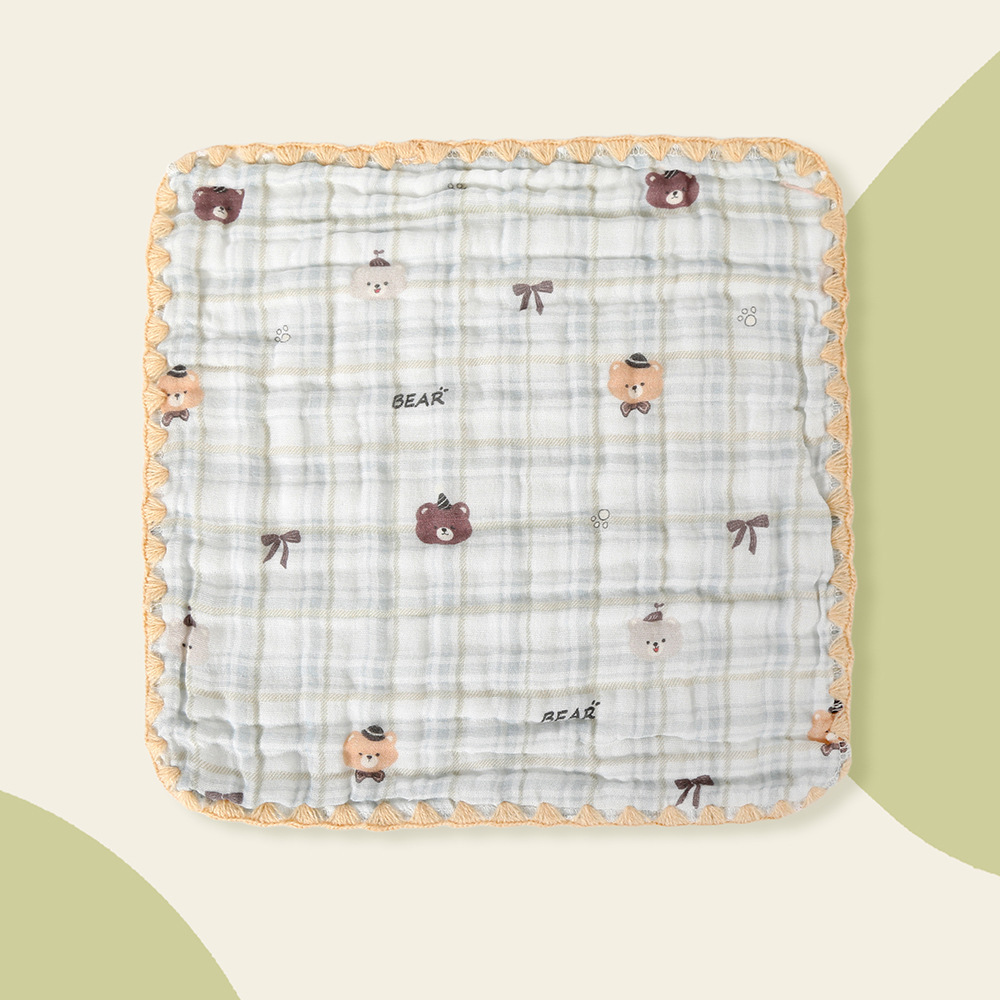 Six layers 3030 square towel lattice bear