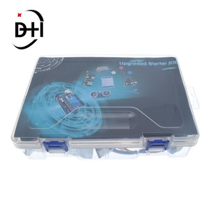 Kit Starter Kit di componenti elettronici aggiornato Starter Kit per Arduino UNO R3 con Breadboard Tutorial 1602 programmatore IIC