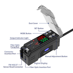 Sonda coaxial de fuente de luz RGB, sensor de detección de objetos de diferentes colores, más de 2, 1, 2 y 2 - Product Image 2