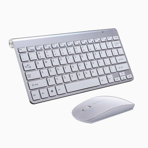 Teclado y ratón inalámbricos de 2,4G, juego combinado de Mini teclado y ratón portátil para Notebook, portátil, Mac, PC de escritorio, ordenador, Smart TV, PS4 - Product Image 4