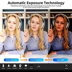 HD 1080P Web kamera USB PC Computer Webcam mit 4K und Autofokus 360 für Besprechungen - Product Image 5