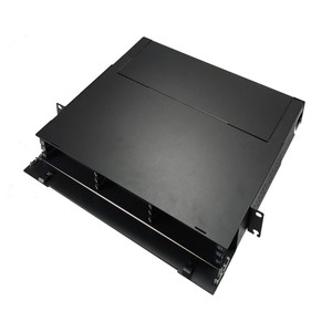 Panel de conexión de fibra óptica 1U 19 ''hasta 144 fibras (MPO/LC/SC/ST/FC) Caja de montaje en rack Cajón deslizante ODF para centro de datos/FTTX - Product Image 4