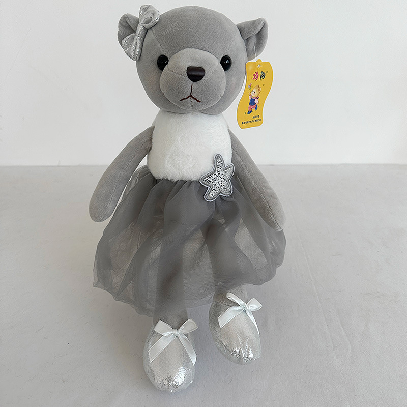 Oso ballet gris