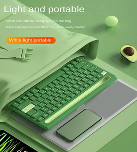BT Multi-Device Wireless <strong>Keyboard</strong> with Phone Holder Slot 79 Keys <strong>Multimedia</strong> Button <strong>Keyboard</strong> for Windows/Mac/Android - Product Image 4