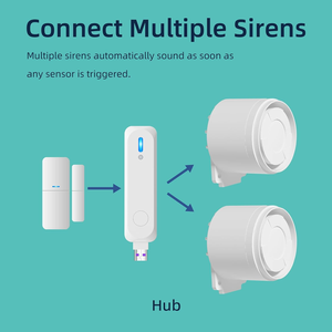 无线家庭报警系统7件套WiFi报警系统，适用于儿童安全家庭安全 - Product Image 6