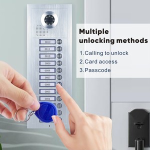 Building <strong>Intercom</strong> <strong>System</strong> HD Image Press Button Calling <strong>2</strong> Ways Talk <strong>Easy</strong> Installation Simple Setting Bus Power Video Doorbell - Product Image 4