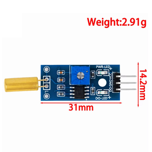 <strong>Tilt</strong> <strong>Sensor</strong> Module Switch SW-520D Angle Vibration Microcontroller Electronic Building Blocks Smart Robot - Product Image 2