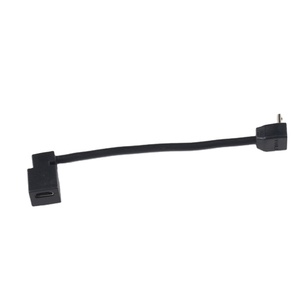 Mikro USB sağ açı kablo dirsek tipi B erkek kadın M/F uzatma PVC ceket veri kablosu için güç banka bilgisayar örgü koruyucu - Product Image 1