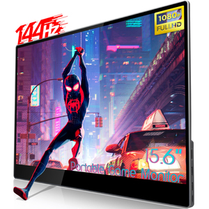 Sibolan Full-featured <strong>Output</strong> Led 144hz Display Portable Outdoor Second <strong>Monitor</strong> Screen Compatible With Ps4 One - Product Image 1