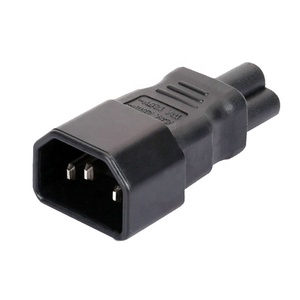 IEC320 C14 to C5 Connector PDU UPS Industry <strong>Plug</strong> Adapter Electric Converter <strong>Plug</strong> for Laptop Computer - Product Image 1