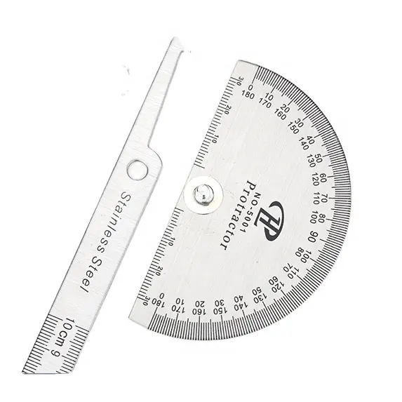 Angle Finder Arm Measuring Ruler Tool New Stainless Steel 180 degree Protractor