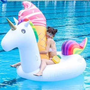 Hot Selling PVC aufblasbarer Einhorn-Schwimm schwimmer für Wassersport