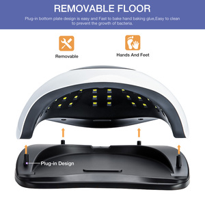 Nuovo arrivo 180W luce UV LED lampada Nail Dryer 57leds con Display LCD lampada a polimerizzazione rapida 30s/60/99s Timer sensore automatico Fo - Product Image 3