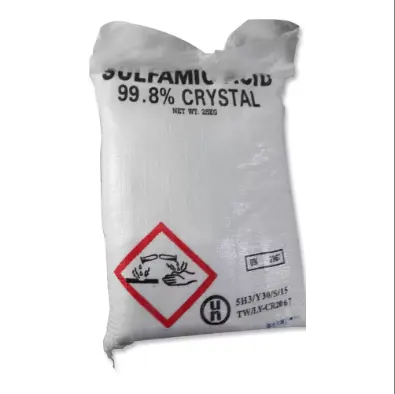 Prix usine matériau chimique cristal blanc 99.8% nettoyant d'acide sulfamique de qualité industrielle