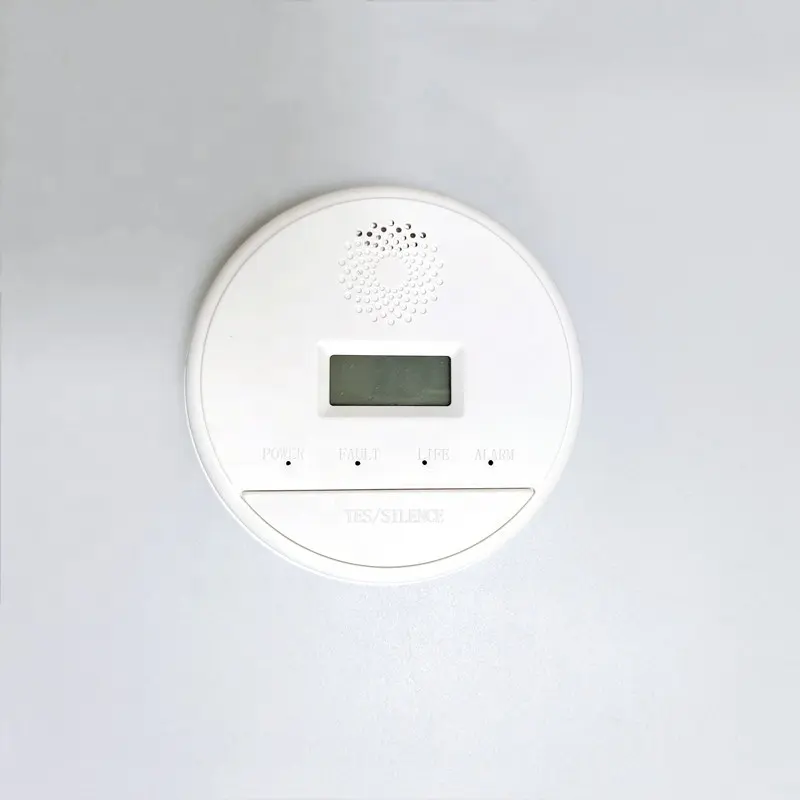 Alarme de sécurité à domicile LCD CO Monitor Alert 433 détecteur de monoxyde de carbone de gaz CO toxique sans fil pour système d'alarme de sécurité sans fil