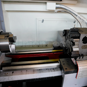 CK6136 Único Eixo 1000mm Vertical <span class=keywords><strong>CNC</strong></span> Torno Máquina Sistema De Controle Siemens Rolamento PLC Metal Processing Usinagem Centro