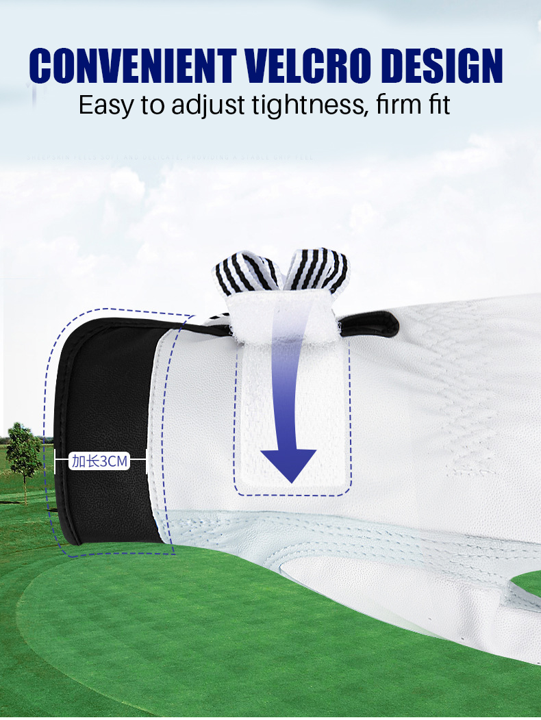 PGM ST027 womens golf gloves cabretta leather durable ladies golf gloves