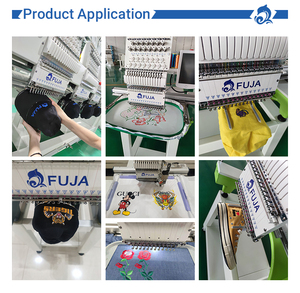 FUJA a sei teste macchina da ricamo computerizzata 12 15 ago t-shirt ad alta velocità 6 testa macchina da ricamo