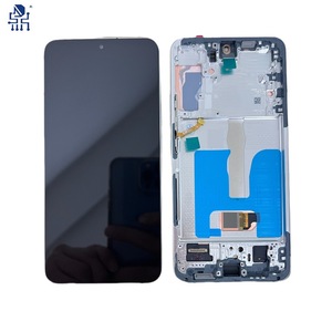 จอแสดงผล LCD พร้อมกรอบสำหรับ Samsung Galaxy S20 S22 S21 S23บวกหน้าจอสัมผัส OLED คุณภาพสูง100% ผ่านการทดสอบ
