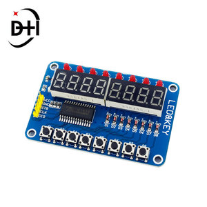 Tm1638キーディスプレイモジュールTm1638ボタンデジタルLED8ビットTm1638モジュールデジタルLEDチューブモジュール - Product Image 3