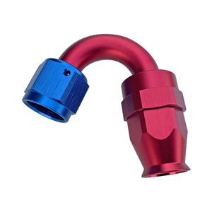 Đen 150 deg PTFE xoay đua tái sử dụng an6 an8 nhôm một ống PTFE Phù hợp kết thúc - Product Image 3