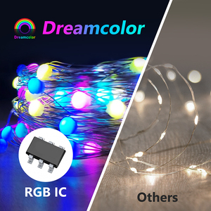 Wifi App <strong>String</strong> <strong>Lights</strong> Smart <strong>String</strong> <strong>Lights</strong> Outdoor Garden RGB Copper Wire LED <strong>String</strong> Fairy <strong>Lights</strong> with Mobile APP Control - Product Image 6