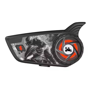 BT casco citofono a mani libere sistema di comunicazione moto senza fili auricolare casco auricolare per moto citofono moto - Product Image 1