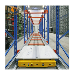 Estantes metálicos de varios niveles ajustables de servicio pesado Sistema de estantería de lanzadera de radio Estantes de almacenamiento de almacén - Product Image 3
