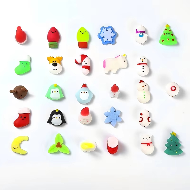 Christmas-themed Squeezable Toys