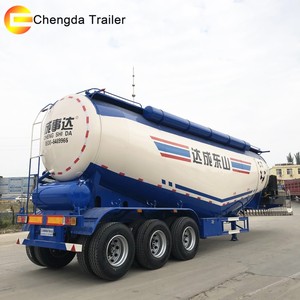 Three-axle <strong>50</strong> Cubic 60 <strong>Tons</strong> 70tons Cargo Powder v Type Tanker Truck Carrier Bulk <strong>Cement</strong> Tank Trailer for Sale